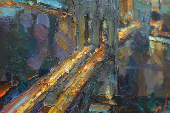 Light of the night city