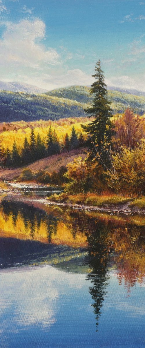 Palette of autumn reflections by Viktar Yushkevich YUVART