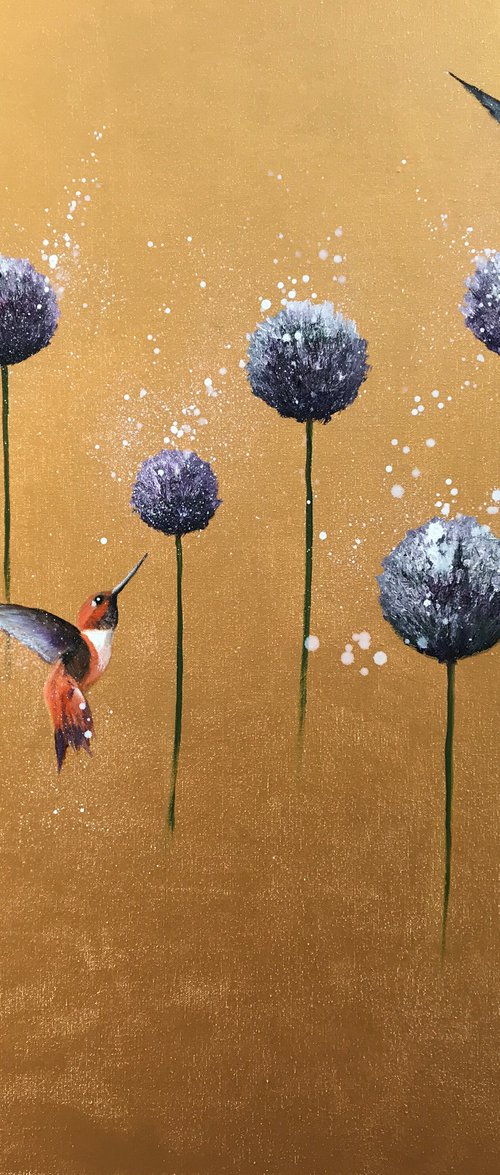 La Vie Est Belle ~ on Gold IV by Laure Bury
