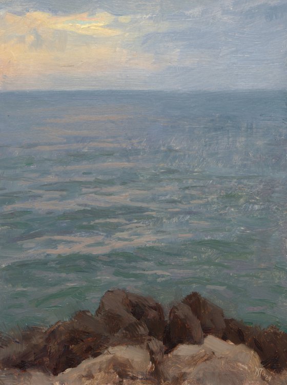 Waves at Sunset