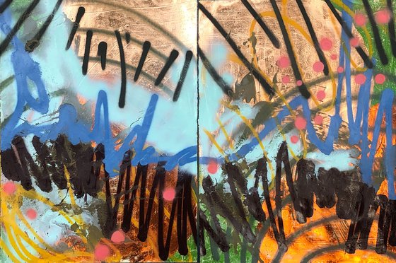 Charged XVI Diptych