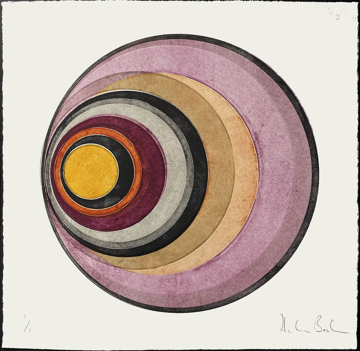 Urban And Pop Abstract Limited Edition Print By Helen Boden, 15 X 15, Metro, Original Artwork