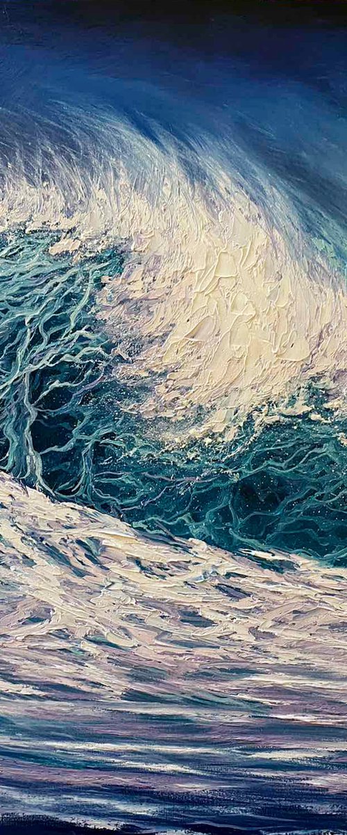 Stormy Ocean by Elena Adele Dmitrenko