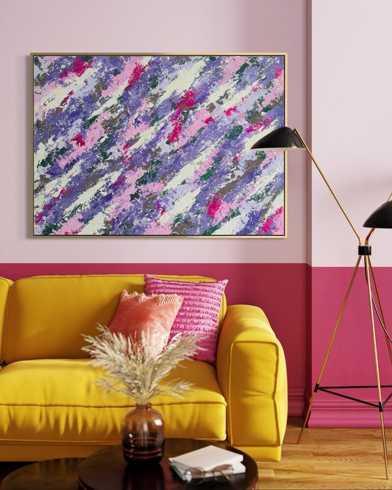 “Dreamscape motion” abstract textured art