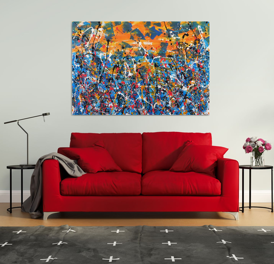 Flowers at sunset by M.Y.