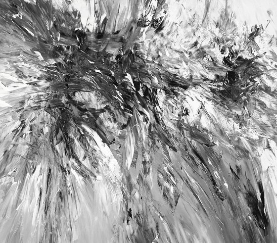 Abstraction Black And White XL 3