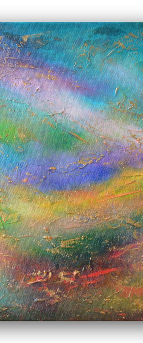 Another World - atmospheric abstract by Lisa Mann