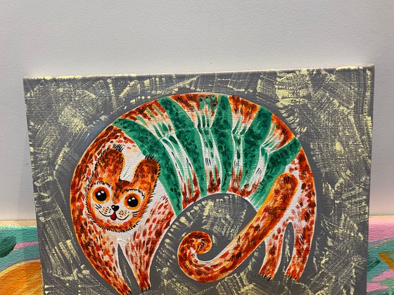 Striped cat