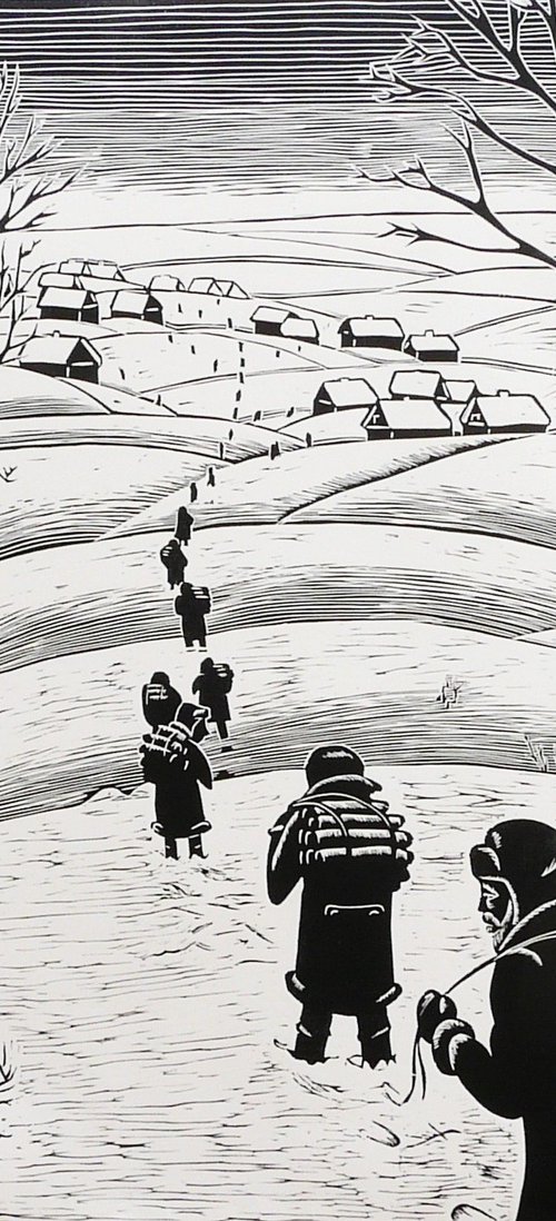 The Road to the Village by Sergei Monin