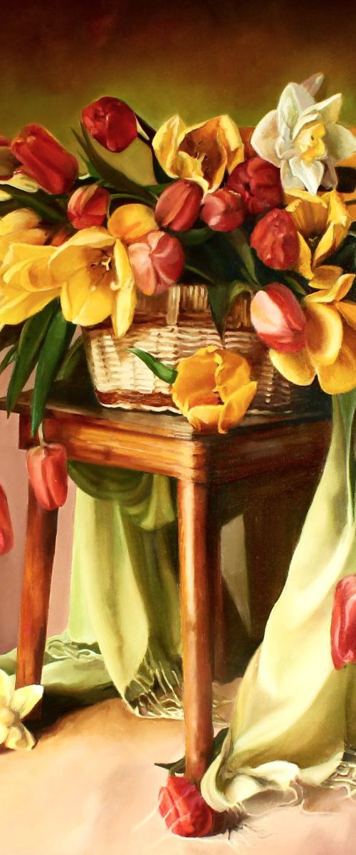 Symphony tulips by Natalia Lugovskaya