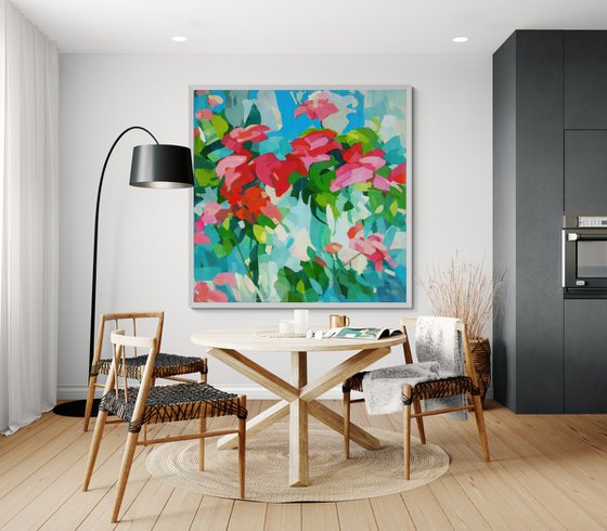 The rays touch the leaves №3