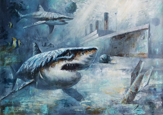 Оптимистический пейзаж 2D.