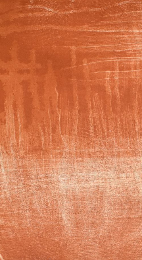 Paesaggio astratto arancione by Milena Nicosia