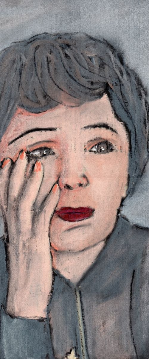 Sad Edith Piaf by Pavel Kuragin