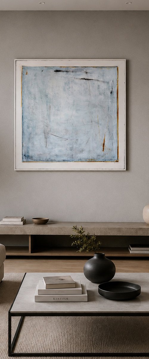 Blue and Sienna VII by Maja Gajewska