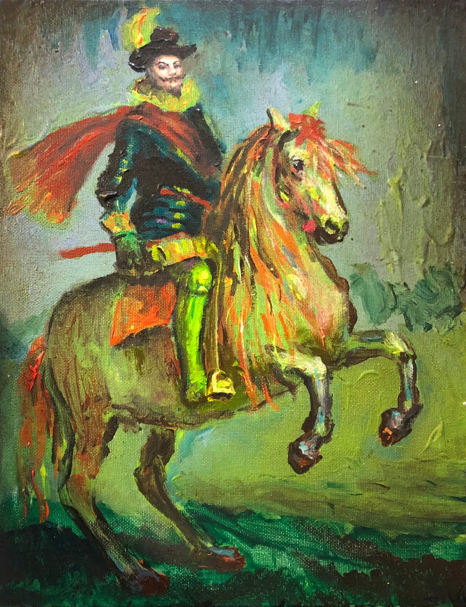 Philip III on Horseback (after Velazquez) by Will Teather