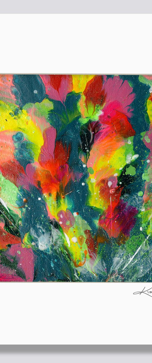 Flowering Euphoria 5 - Floral Abstract Painting by Kathy Morton Stanion by Kathy Morton Stanion
