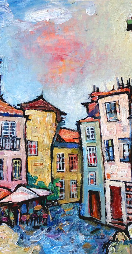 Morning in Porto. by Nikifor Swiristuhin
