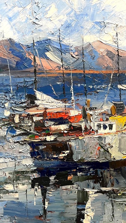 Reflections of the Harbor by Vahe Bagumyan