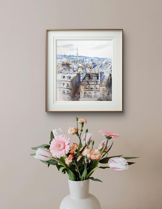 Blue hour of Paris