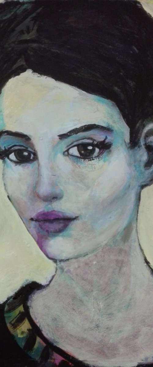 Girls on paper 0711-18A by Richard  Kuhn