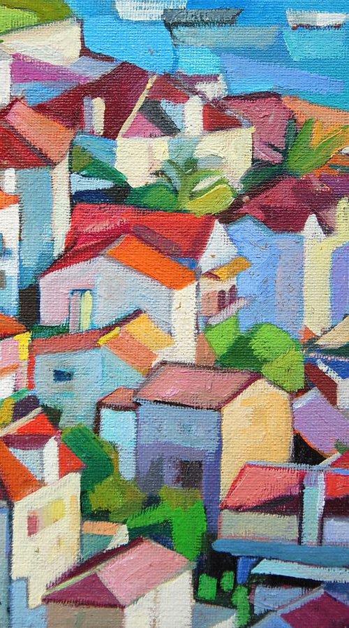 Seascape  / 24 x 18 cm by Maja Đokić Mihajlović