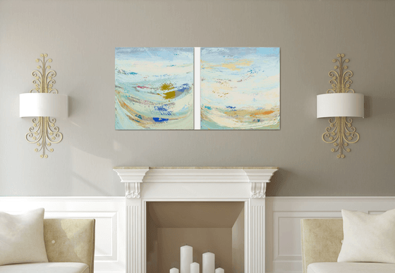 Diptych (emotional seascapes)