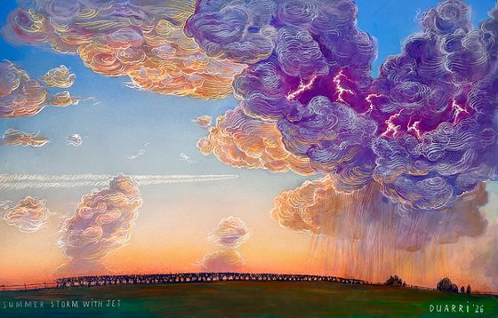 Summer Storm with Jet