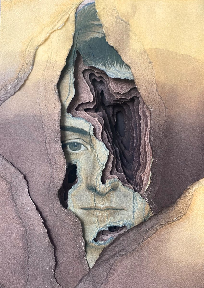 Illustrative Portrait Photograph By Ramona Zordini, 6 X 8", Experimental Portrait 1, Original Artwork