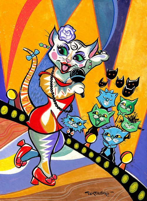 Ms. Kitty Purrs by Ben De Soto