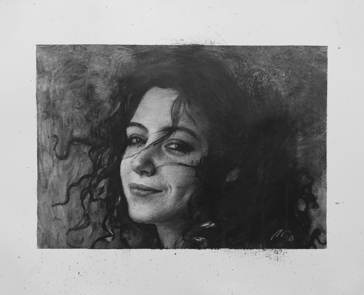Photorealistic Oil Painting , Black And White_10 By Pavel Guliaev, 20 X 16, Artwork For Sale On Artfinder