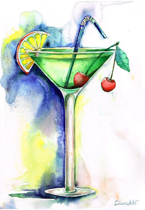 Martini Glass by Diana Aleksanian