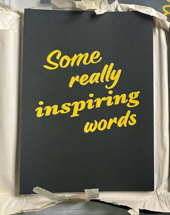 Some really inspiring words