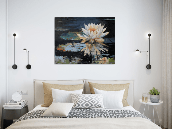 Waterlily's Lullaby.Lily pond.
