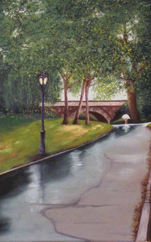 Central Park NYC After the Rain by Carmen Badeau