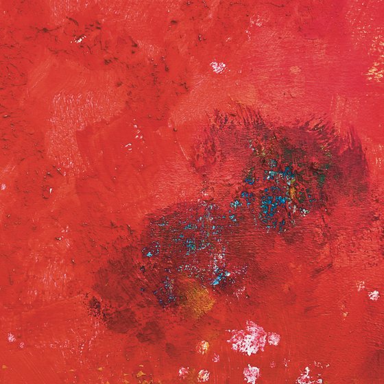 Burnt reds (80 x 80 cm) Dee Brown Artworks