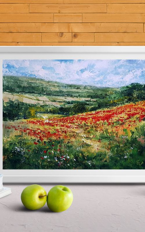 "Welcome to the wild poppies" by Ivan  Grozdanovski