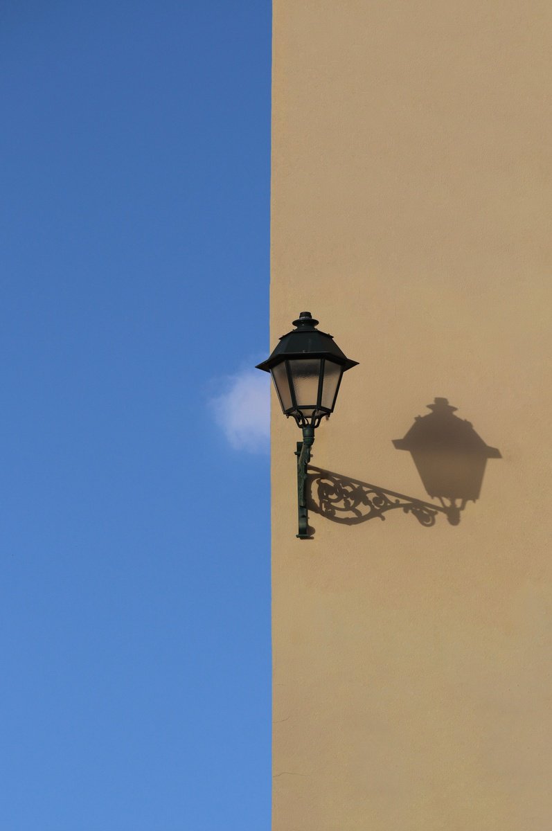 Photorealistic Cityscapes Photograph By Marcus Cederberg, 20 X 28", Corner With A Cloud, Original Artwork