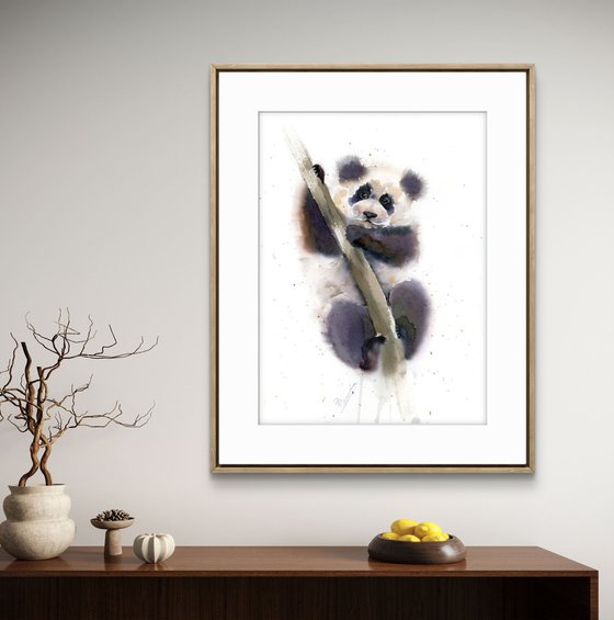 Panda on the tree