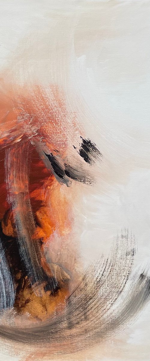raw energy in burned sienna 2 by Tiny de Bruin