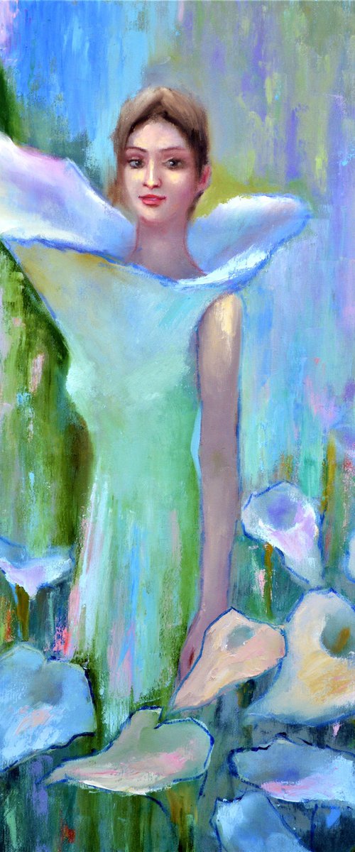 White flower by Elena Lukina
