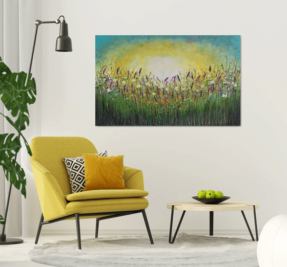 Wildflower Dance XL Large Painting