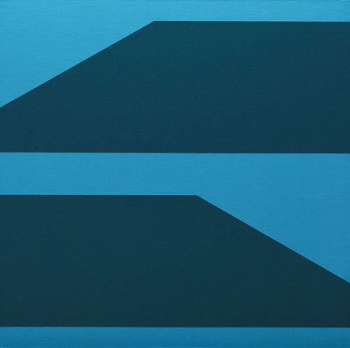 "KINESIS" -  Modern / Minimal Geometric Painting by Rich Moyers