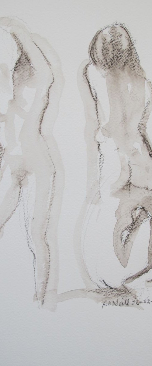 Female nude in 3 poses by Rory O’Neill