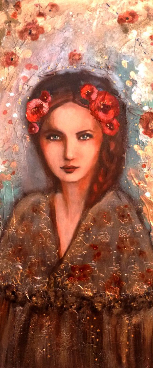 The other Danae. 33 x 46 cm by Loetitia Pillault