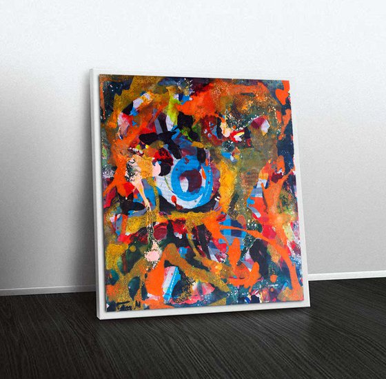 Square Wall Art , Contemporary Modern Art , Small Wall Art, Wall Art Abstract, Modern Art Abstract, Abstract Wall Decor, Abstract Painting,