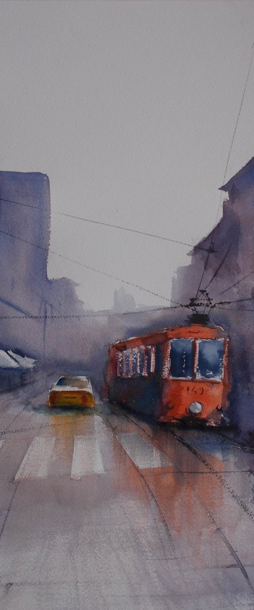 tram in Milan 17 by Giorgio Gosti