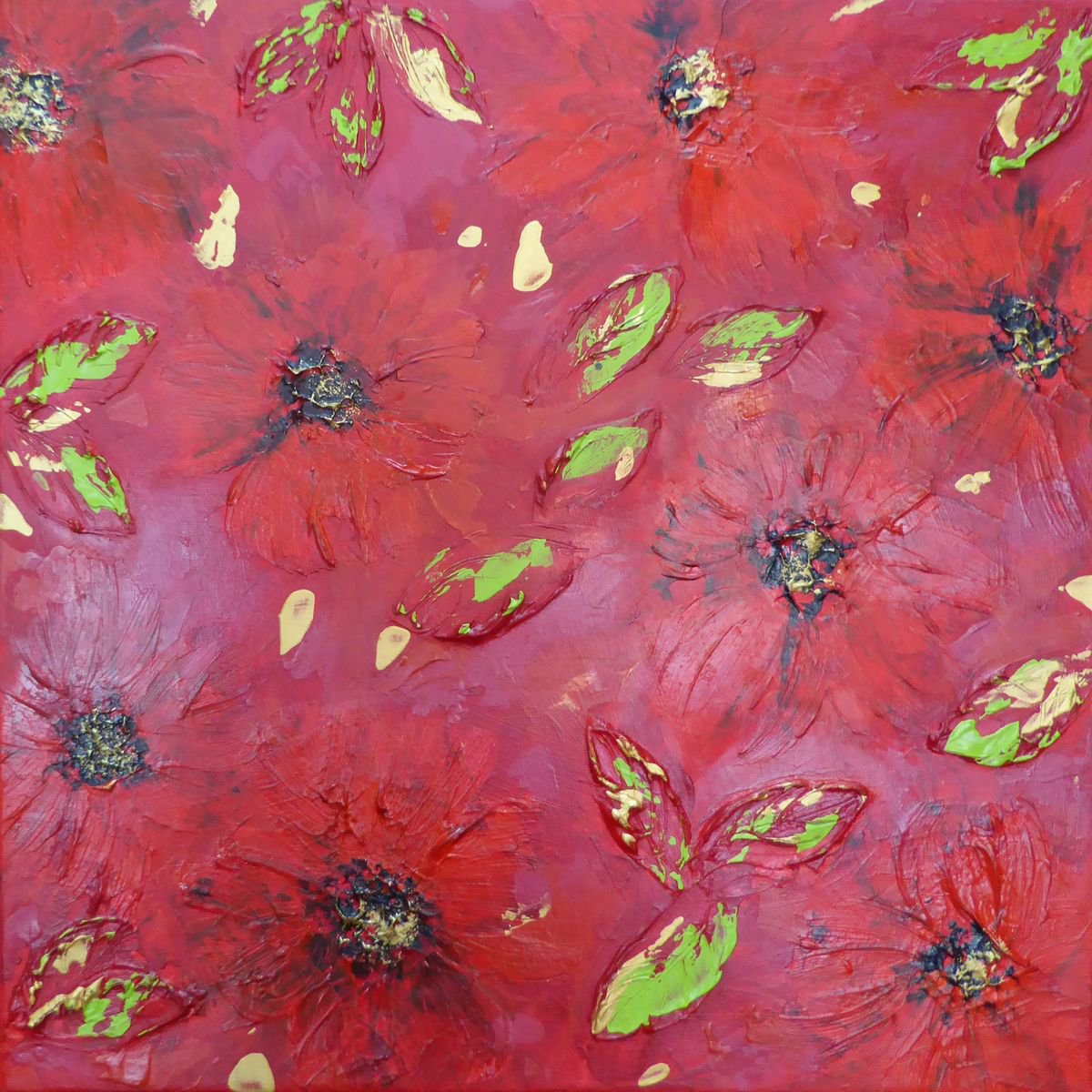 Wild Poppies 4 by Elaine Allender
