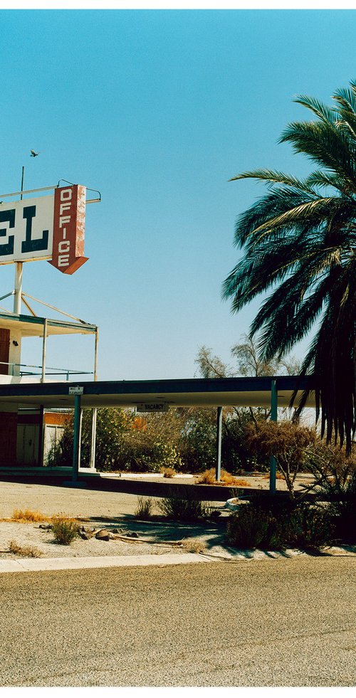 North Shore Motel Office I, Salton Sea, California, 2002 by Richard Heeps