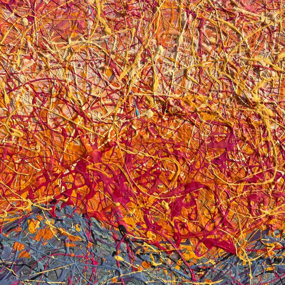 Velvet sunrise - diptych, framed